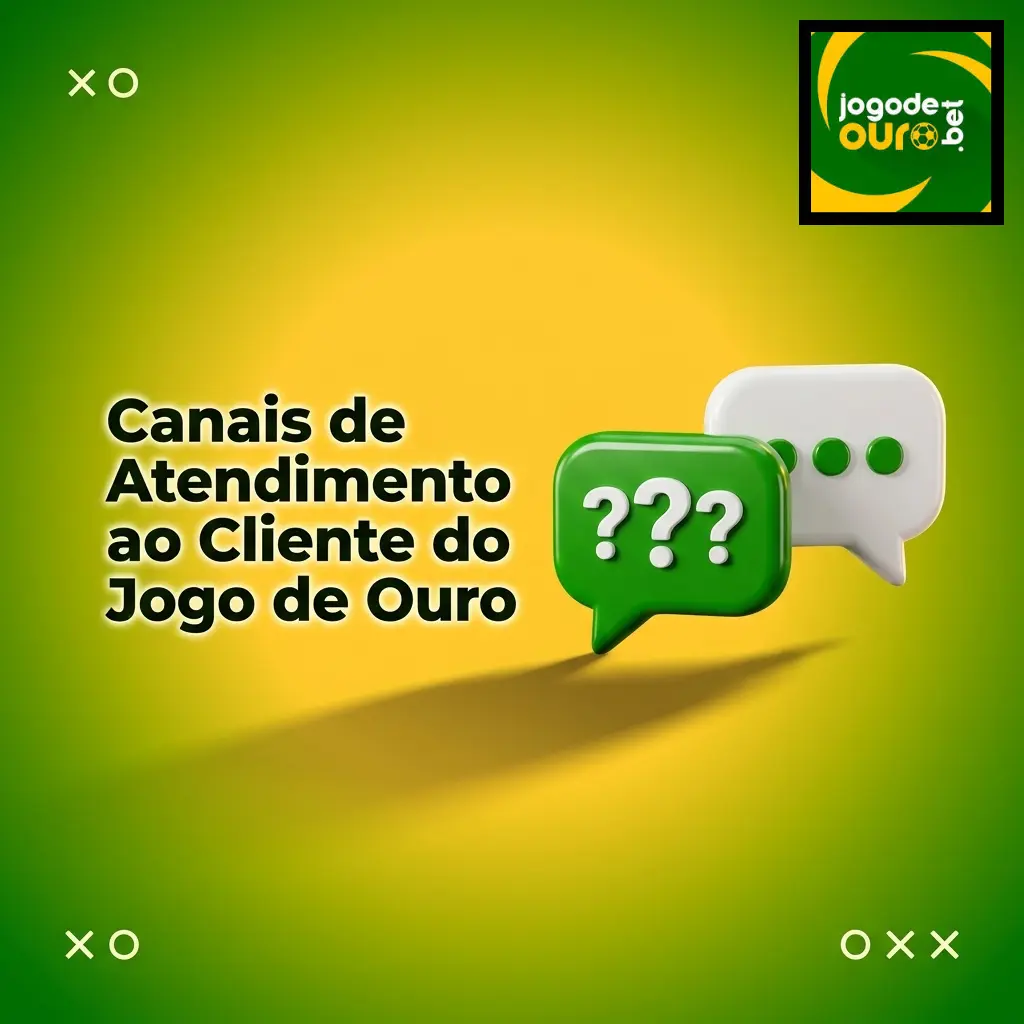 Canais de atendimento ao cliente do Jogo de Ouro: chat ao vivo, e-mail, central de ajuda e formulário de contato