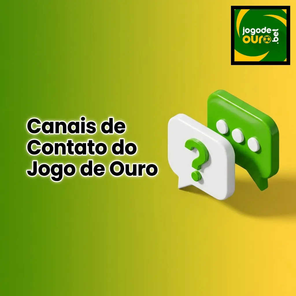Canais de contato do Jogo de Ouro: chat ao vivo, e-mail, central de ajuda e formulário, com suporte 24/7 em português