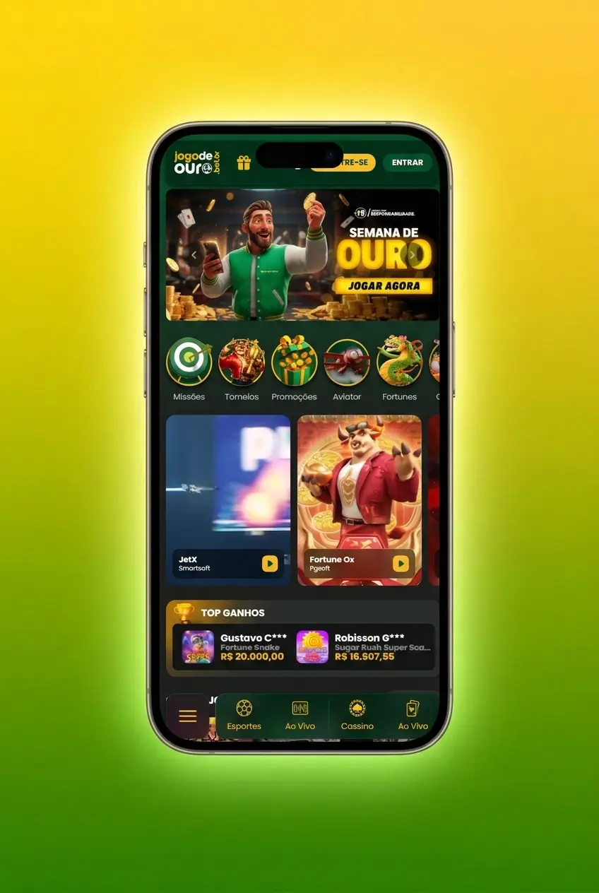 Passo a passo para depositar no Jogo de Ouro via Pix no Brasil, com QR Code e saldo instantâneo