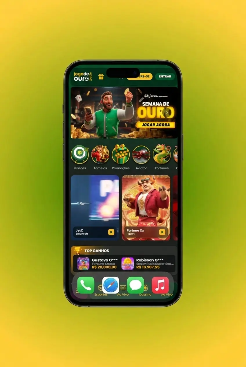 Guia passo a passo para jogar slots no Jogo de Ouro, desde login até girar caça-níqueis com apostas reais.