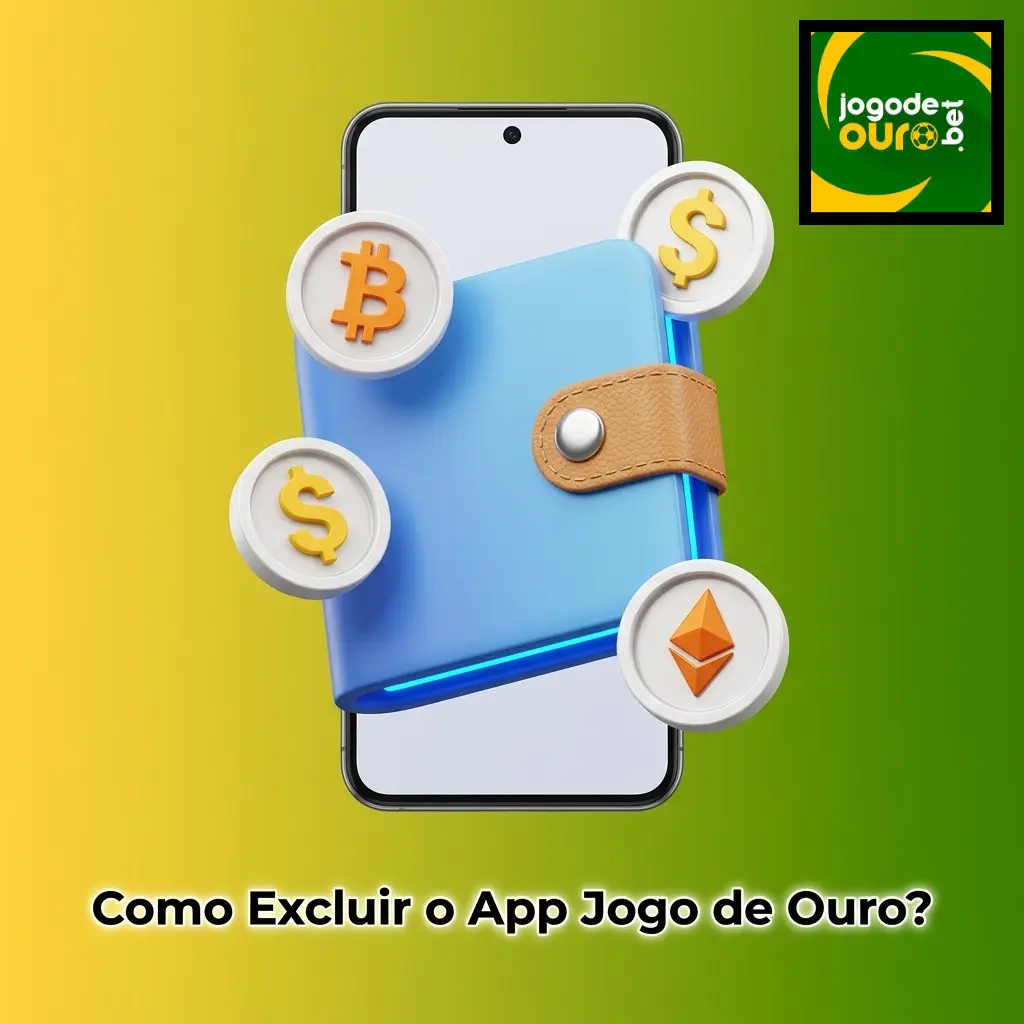 Pessoa excluindo o app Jogo de Ouro do dispositivo móvel, removendo ícone da tela inicial no Android ou iPhone