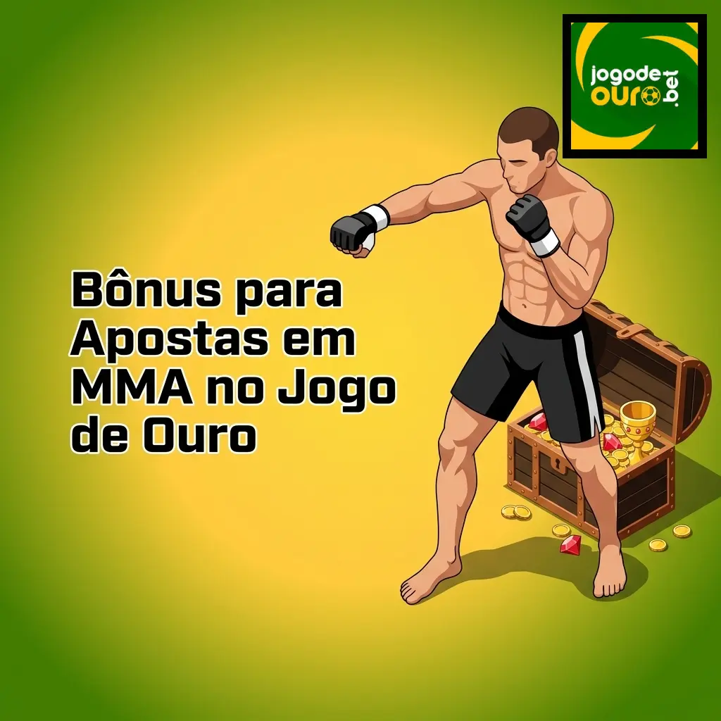 Bônus de boas-vindas de 100% no Jogo de Ouro para apostas em MMA, UFC e outros eventos de artes marciais