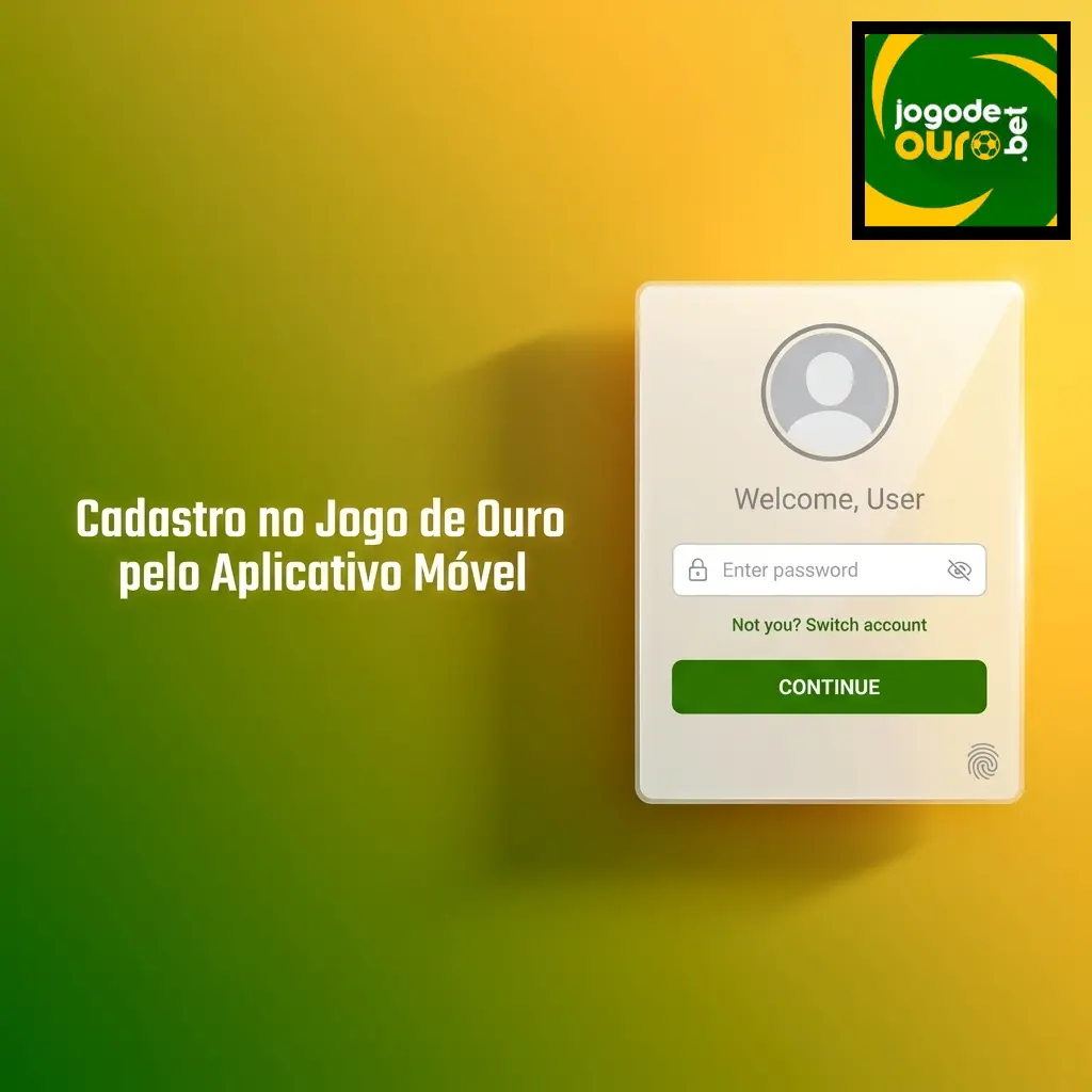 Cadastro no Jogo de Ouro pelo aplicativo móvel PWA no Android e iOS via navegador